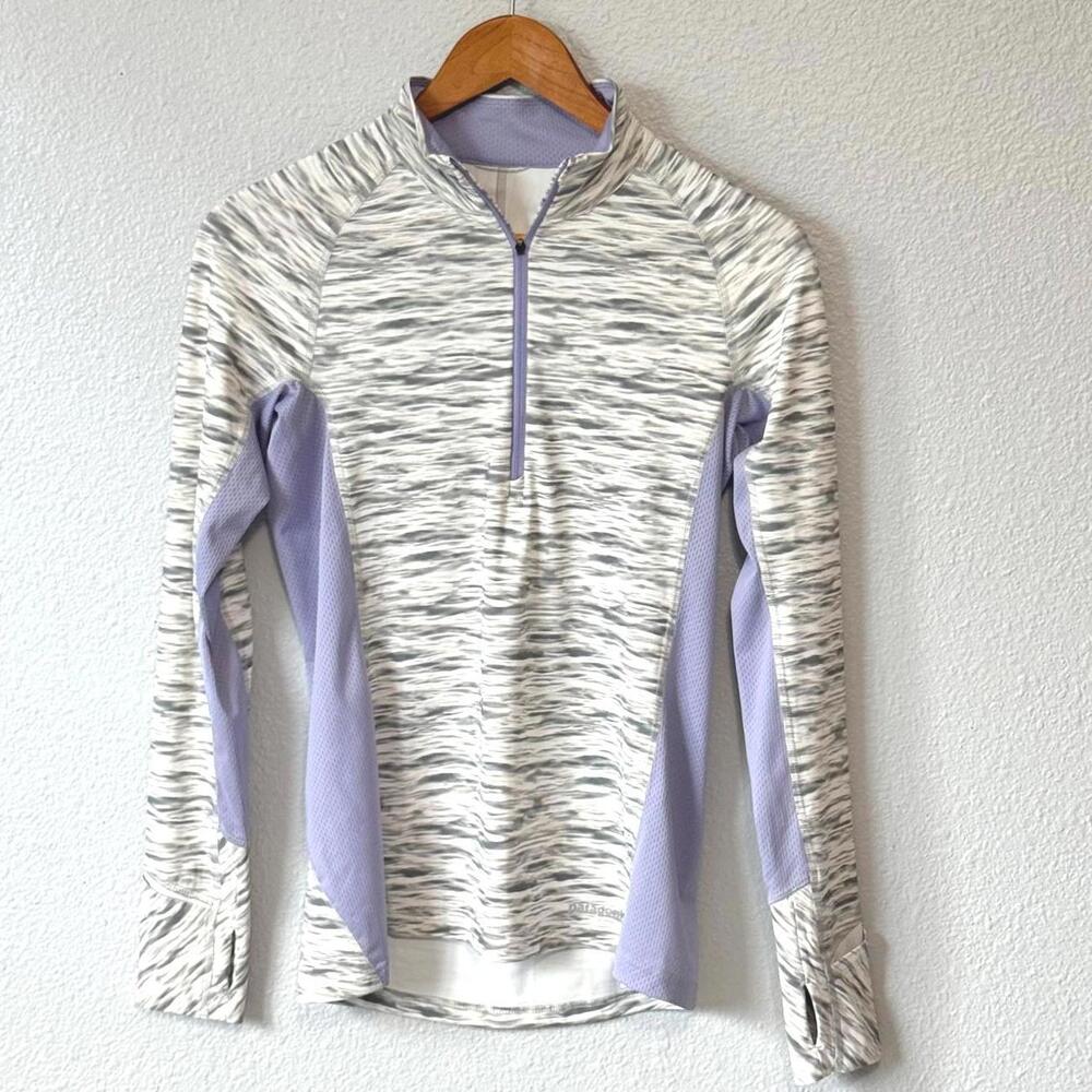 Patagonia Women's All Weather Zip Neck Base Layer Pullover Long Sleeve Shirt XS